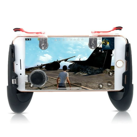 Quick Swipe Pad Game Gamepad for Mobile Phone Game Controller + Auxiliary Quick Button for IPhone Transparent ()