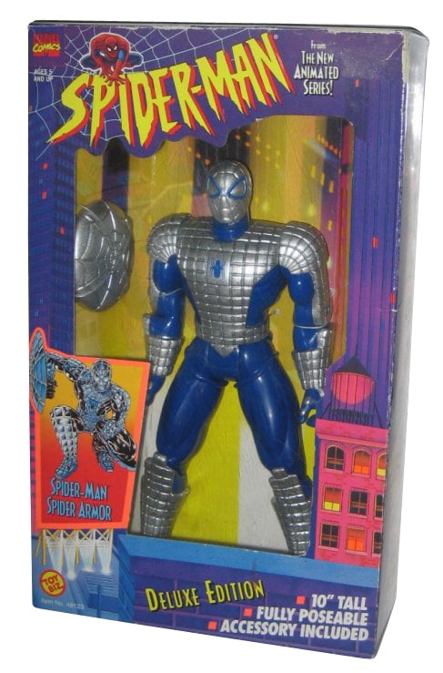 blue spiderman toy