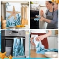 thumbnail image 4 of Juego de 6 paños de cocina Boyiee de microfibra Ocean, 60 x 40 cm, 4 of 7
