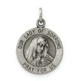 thumbnail image 1 of Beautiful Sterling Silver Antiqued Our Lady of Sorrows Medal, 1 of 2