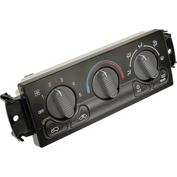 599-218 A/C Heater Climate Control Panel For 1999-2002 Chevy Tahoe Silverado GMC 15054697, 15054698, 15753263