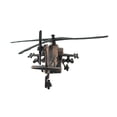 thumbnail image 4 of Miniature Bronze Army Apache 64 Helicopter Die Cast Pencil Sharpener Military Gift, 4 of 8