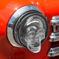 thumbnail image 2 of Skull Headlight Cover High Beam Light Cover Car Accessory 5.75inch, 2 of 3