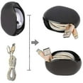 thumbnail image 3 of 1 X Automatic Cable Cord Wire Organizer, Bobbin Winder Smart Wrap Earphone Management Storage Box, Retractbale Cord, 3 of 5