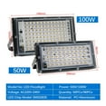 thumbnail image 3 of 50W 100W LED RGB Flood Light IP65 Waterproof Outdoor Reflector Led Spotlight Landscape Lighting With Remote Control, 3 of 7
