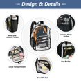 thumbnail image 5 of Ttyddzy Clear Backpack Heavy Duty PVC Transparent Backpack for College Workplace, Mountain Leopard, 5 of 8