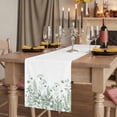 thumbnail image 2 of Table Runners 70 Inches Long Dress Scarves, Sage Green Spring Floral Farmhouse Coffee/Dining/Kitchen Table Decor, Holiday Table Runner, Watercolor Elegant Pastoral Flowers 13x70 Inch, 2 of 9