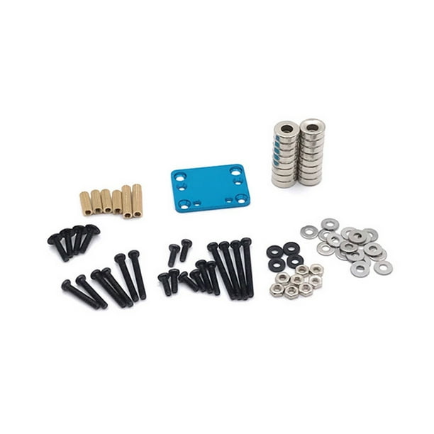 RC Herramienta Kit Cars Modificación Piezas Suministros de automóviles Herramientas para reparar el reemplazo del vehículo para 1,28 K979 K989 P929 Azul Inevent FN009813-01