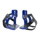 thumbnail image 1 of Estribos para montar a caballo antideslizantes, ligeros, resistentes, de aluminio profesional. Azul, 1 of 9