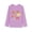 Purple Bread (Long Sleeve), variant on Serdomi Girls Long Sleeve T-Shirt - Soft Tops Pink Cute Kitty Cat Graphic Tee Size 12/14