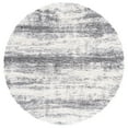 thumbnail image 4 of SAFAVIEH Iceland Leann Abstract Shag Area Rug, Ivory/Grey, 4' x 6', 4 of 10