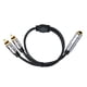 thumbnail image 3 of Altavoz de audio y adaptador de adaptador altavoz negro altavoz y adaptador conector extensión de cable de audio compacto de audio a rca divisor Mujer a hombre, 3 of 10