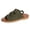 AG, variant on Womens Strappy Mules Gladiator Sandals Roman Beach Vintage Suede Peep Toe Lace up Fisherman Flat Casual Comfortable Dress Slides Backless Slip on Light Green Size 6
