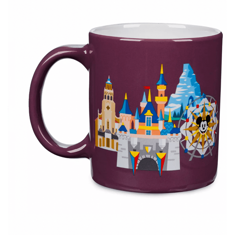 3D Disneyland Resort Disney Characters Mug Cup DAD On Handle Large Coffee  Cup