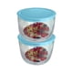 thumbnail image 1 of Double Layer Rotating Stacked Fresh-keeping Storage Tank Plastic Sealed Transparent Fresh-keeping Storage Tank Combination Auxiliary Food Storage Box, 1 of 2
