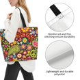 thumbnail image 3 of Easygdp Hippie Peace Love Bolsas Tote para Mujer, Bolsos de Hombro para Viaje, Bolsos de Mano de Gran Capacidad para Compras y Trabajo, 3 of 8