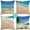 Beach Coastal, variant on Modern Tropical Leaves Pillow Covers, Minimalist Aesthetic Leaf Decorative Throw Pillow Cases 18x18 Set of 4,Summer Outdoor Pillow Covers for Patio Sofa Couch Bedroom