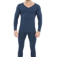 thumbnail image 2 of Men's Thermal Underwear Set, Soft Fleece Lined Long Johns, Mid/Heavy Weight Base Layer Top & Bottom, 2 of 8
