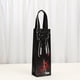 thumbnail image 2 of Juego de bolsas de regalo para botellas de vino modernas laminadas en negro, 12 piezas, 2 of 3