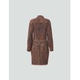 thumbnail image 6 of Mrs Momma Bear Long-Sleeve Printed Denim Athleisure Orange, Denim Midi Dress (Women's), 6 of 6