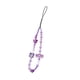 thumbnail image 2 of Cordón de teléfono con cuentas Baoblaze Pulsera bonita llavero correa de cadena para teléfono morado, 2 of 8
