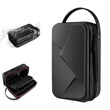 Waterproof Action Camera Storage Bag, Large Expandable Hard Carrying Case for GoPro Hero 13-5 Max, DJI Action 6/5 Pro Osmo Pocket 3, Insta360 X5/Ace Pro 2