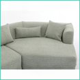 thumbnail image 4 of Modern L-Shaped 3-Seat Corduroy Sofa with Right Chaise & 8 Pillows – Beige, Living Room Ready, Easy to Assemble, 4 of 23