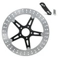 thumbnail image 1 of Oversize 13" Front Brake Rotor Disc + Bracket for Harley Sportster XLH 883 1200 Custom Iron 2014-2021, 1 of 5