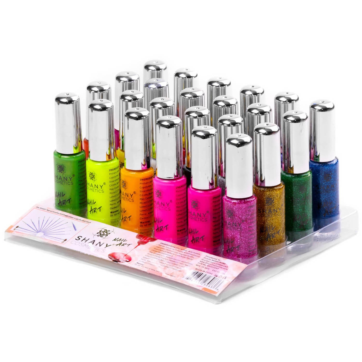Shany Cosmetics Nail Art Polish Set 0 27 Fl Oz 24 Count Shany Cosmetics Nail Art Polish Set 0 27 Fl Oz 24 Count