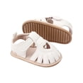 thumbnail image 2 of Baby Girls Sandals Summer Soft Sole Heart Cutout Walking Shoes, 2 of 5