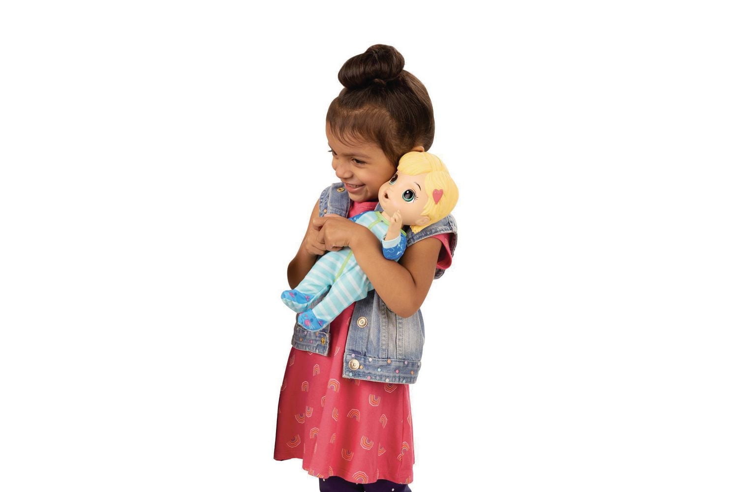 Baby Alive Mix My Medicine Baby Doll, Blonde Hair, Kitty-Cat Pajamas