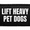 Lift Heavy, Pet Dogs, variant on Lift Heavy, Pet Dogs - Removable Patch