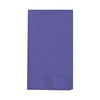 2 Ply 1/8 Fold Dinner Napkins Bulk Purple, Pack of 100, 3 Packs