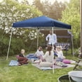 thumbnail image 2 of Outdoor Slanted Feet Pop-up Canopy Gazebo Blue 10 ft. W x 10 ft. D, 2 of 5