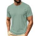 thumbnail image 7 of hotojiny Men's Crew Neck T-Shirts Basic Solid Color Loose Tees Comfortable Casual Summer Top for Daily Wear, 7 of 7