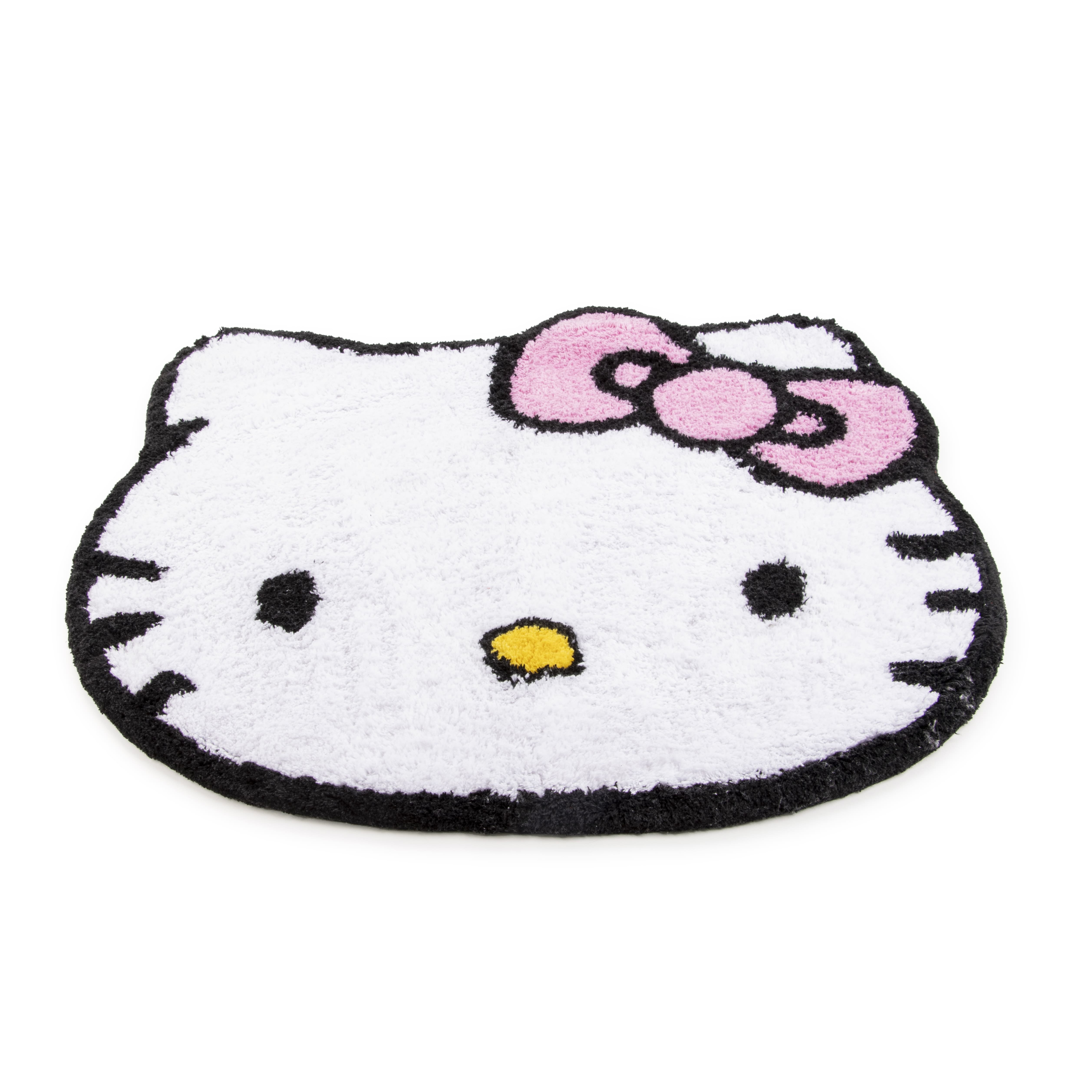 Hello Kitty Tufted Rug, 28" x 25", Cotton, White, Sanrio