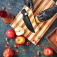 thumbnail image 3 of vlrwzc PU Leather Knife Cover Knife Sheath Chef Knife Guard Portable Camp Outdoor Knife Tool Knives Leather Holder With Snap Closure, 3 of 7
