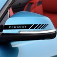 thumbnail image 3 of Car Rearview Mirror Waterproof Reflective PVC DIY Decortion Stickers For 3008 5008 208 407 406 4008 206 308 307 301 207 2008 sliver white, 3 of 6