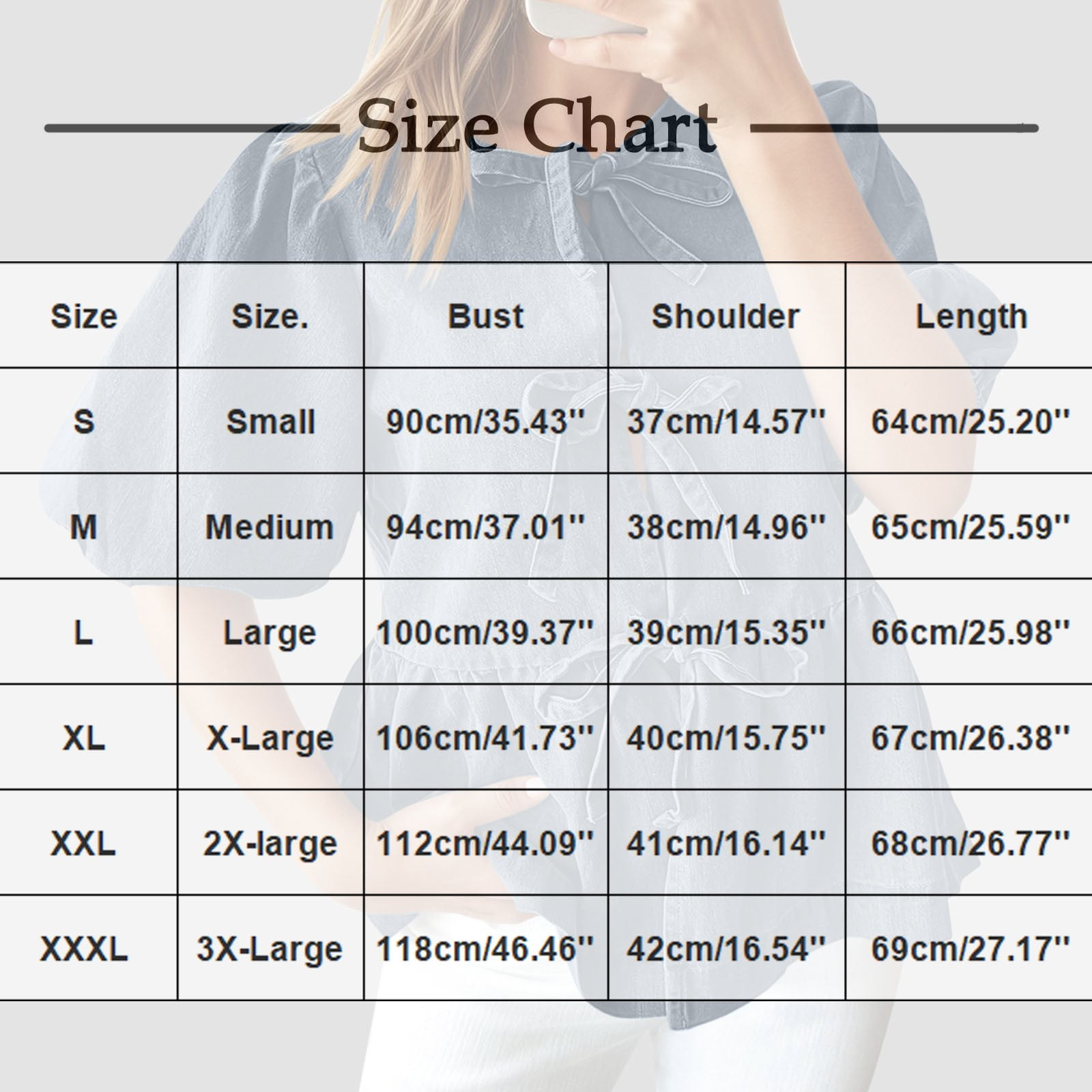 Womens Tops Under $10, Womens Denim Tie Front Tops Babydoll Peplum Puff Sleeve Jean Shirts Crew Neck Summer Casual Bow Blouses