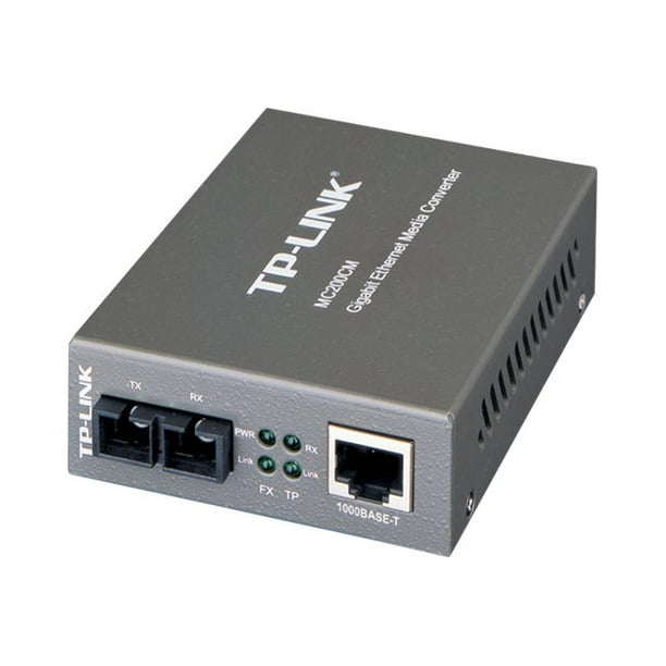 TP-Link MC200CM - Convertisseur de Média Fibre - 1GbE - 1000Base-SX, 1000Base-T - RJ-45 / SC multi-mode - jusqu'à 1800 ft - 850 nm - pour P/N: TL-MC1400, TL-SG3210XHP-M2 V2.6, TL-SG3452XP V1