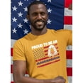 thumbnail image 2 of Eagle Proud To Be An American T-Shirt Men -Image by Shutterstock, Male x-Large, 2 of 4