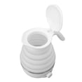 thumbnail image 2 of Hervidor eléctrico plegable de viaje, portátil, de silicona, plegable, Mini calentador de agua para el hogar, 0,7 L, enchufe estadounidense, 110V, 2 of 5