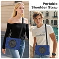 thumbnail image 7 of Case for Samsung Galaxy Tab A11,Anti drop silicone+PC Layer Protective Case 360 ° Rotating Bracelet Handle Stand ,Shoulder Strap, Heavy Duty Shockproof Tablet Case,Blue Black,For Galaxy Tab A11, 7 of 7