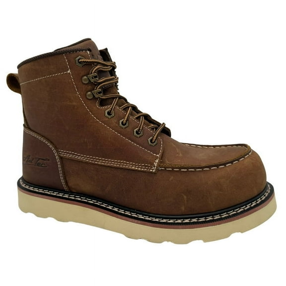 Rancho - Men's 6" Crazy Horse Moc-Toe Work Boot