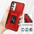 thumbnail image 4 of Funda para GANGXUN Samsung Galaxy A16 - Soporte metálico, Función magnética, Rojo, 4 of 5