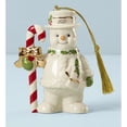 thumbnail image 1 of Lenox 2020 Candy Cane Snowman Ornament, 0.50 LB, Ivory, 1 of 1