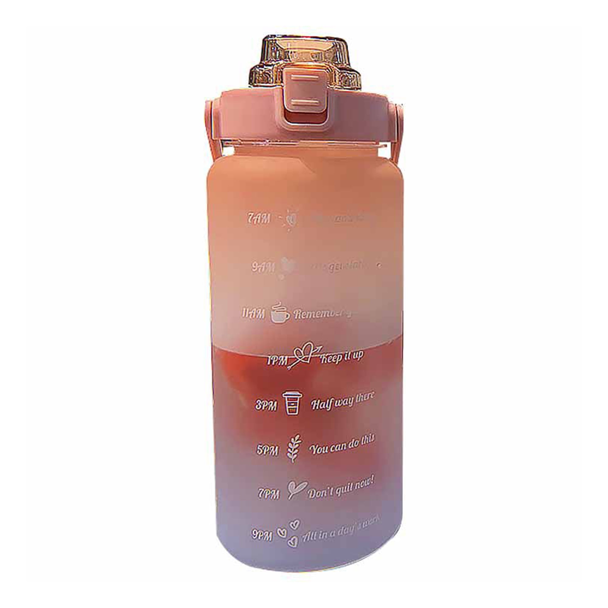 64oz Plastic Water Bottles With Time Marker Straw Strainer Outdoor Portable  Bullet-cover Large Capacity Water Bottle - Buy 64oz Plastic Water Bottles  With Time Marker Straw Strainer Outdoor Portable Bullet-cover Large Capacity