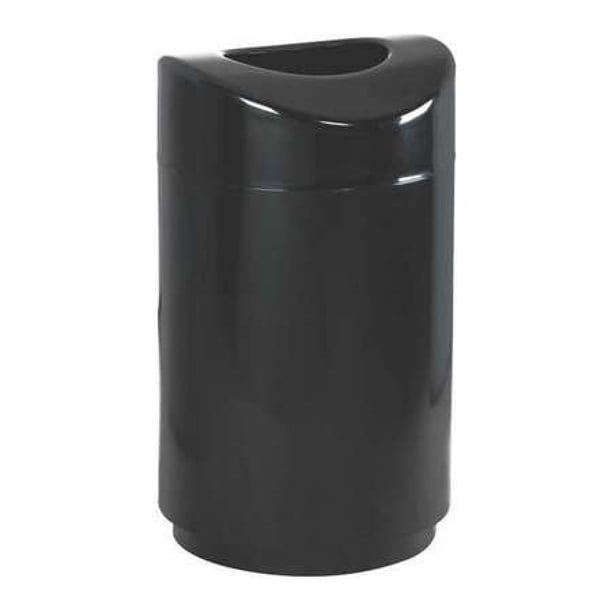 RUBBERMAID FGR2030EPLBK 30 gal. Steel Round Trash Can , Black Walmart