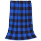 thumbnail image 2 of Balery Buffalo Plaid Blue Black Manta de Felpa Suave y Acogedora – Cobija de Franela Aterciopelada para Cama, Lavable y Cálida para Sofá, Mascotas, Transpirable-40"x30", 2 of 7