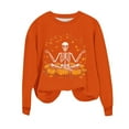 thumbnail image 5 of Craaazy Halloween Sweatshirt Long Sleeved Crewneck Shirts Halloween Spooky Season Ghost Print Tops Halloween Pullover Gifts For Women, 5 of 6